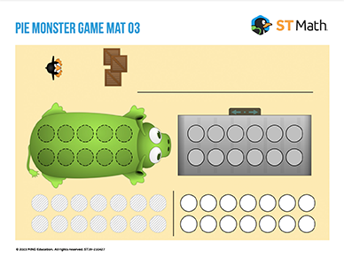 Pie Monster Game Mats (optional)
