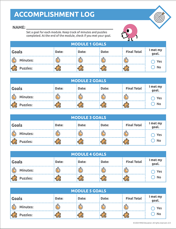 Accomplishment Log for ST Math Station (English) icon