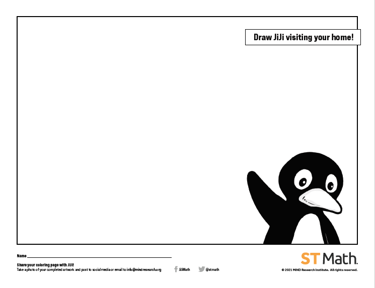 Coloring Sheets from JiJi's Past – ST Math Help